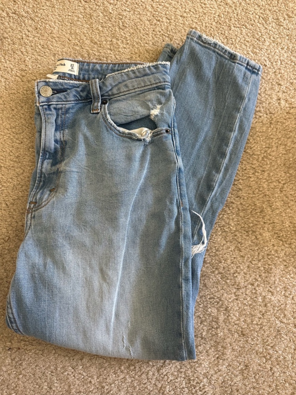 Abercrombie and fitch curve love jeans